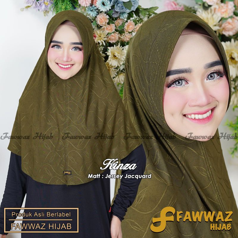 Khimar Pet Kinza Jersey Jacquard By Fawwaz Hijab