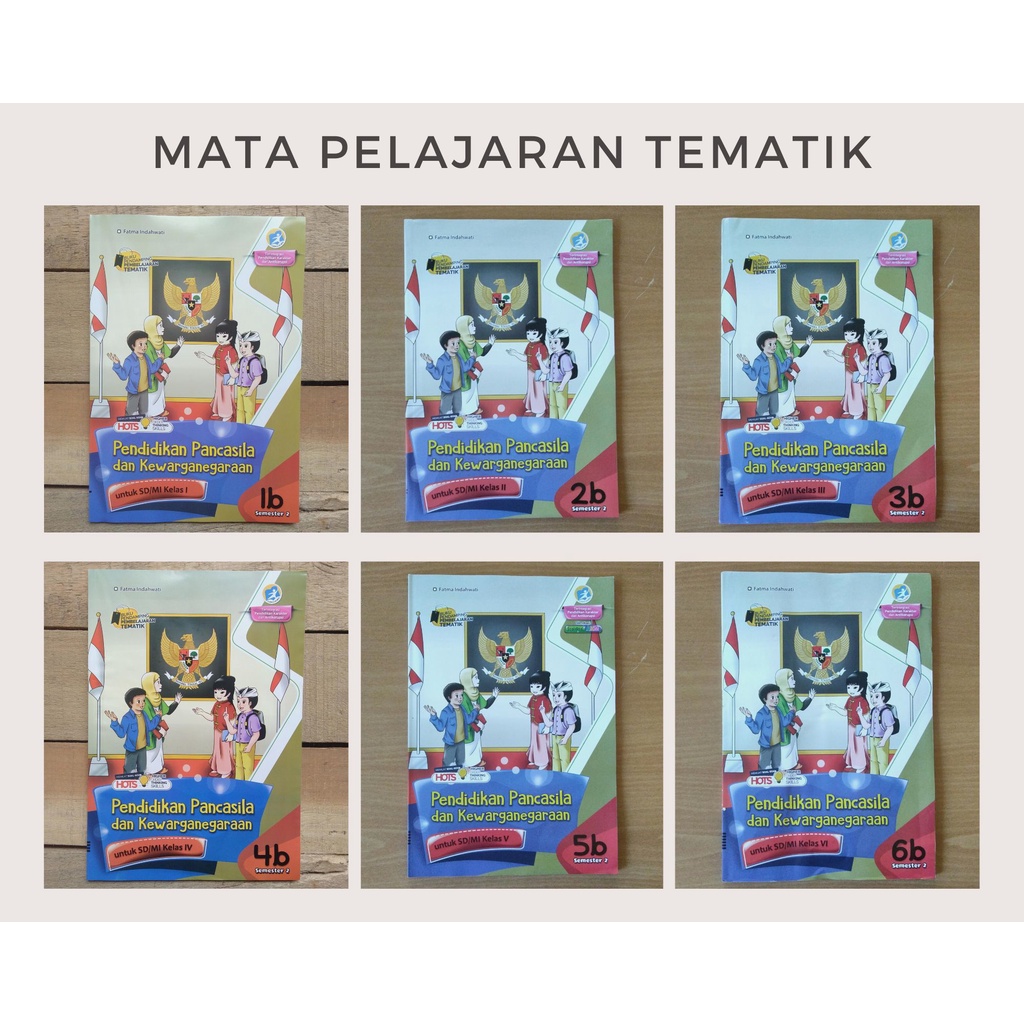 Buku LKS Tematik Mata Pelajaran _ SD MI Kelas 1 2 3 4 5 6 _ Genap K13