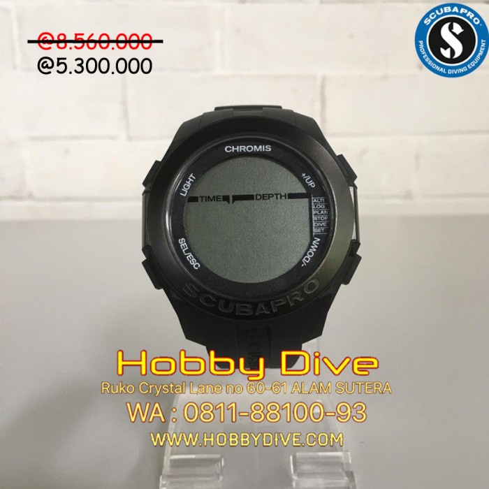 SCUBAPRO Chromis Dive computer Black Scuba Diving