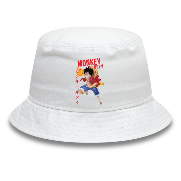 Topi Bucket Monkey D Luffy Fire Fist One Piece