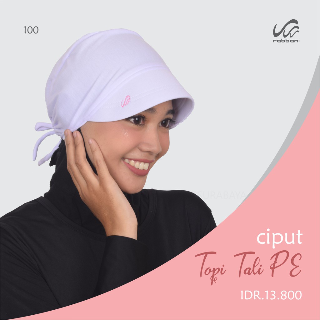 Ciput Topi Rabbani Ori, Daleman Jilbab Rabani Pet Tali Bahan Kaos Original, Dalaman Kerudung Rabanni