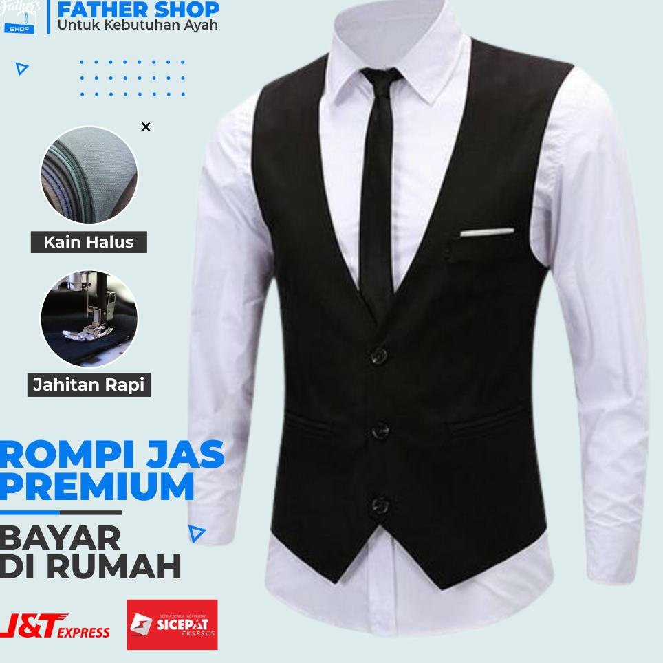 berkualitas ROMPI JAS FORMAL PRIA COWOK FORMAL - HITAM MERAH PUTIH ABU belkang