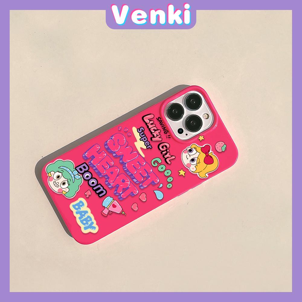 iPhone Case Soft TPU Glossy Pink Candy Case Cute Cartoon Lucky Girl Camera Protection Shockproof For iPhone 14 13 12 11 Pro Max 7 8 Plus X XR