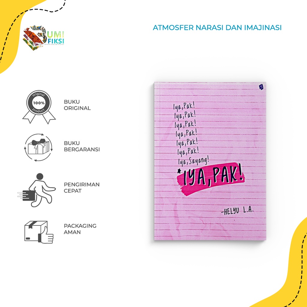 Buku Bacaan Novel | IYA, PAK  By  Helyu L. A - BUMIFIKSI