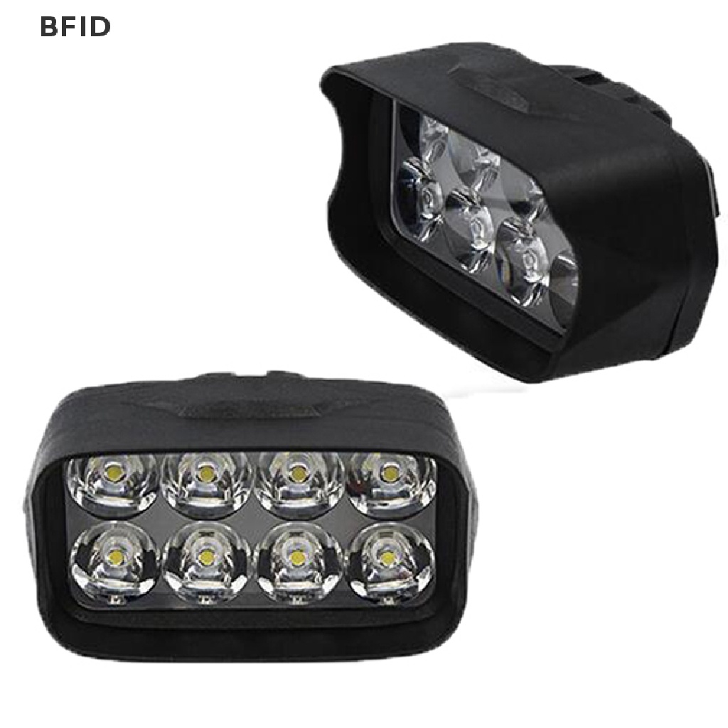 [BFID] 1pc Motor Mobil Super Terang 8lampu LED Headlight Lampu Sorot Headlamp [ID]