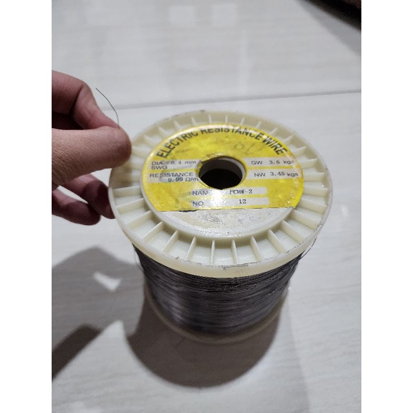 Kawat Nikelin 0.4mm PER Meter TERMURAH / kawat nikelin TERMURAH / KAWAT NIKELIN KUALITAS TERTINGGI