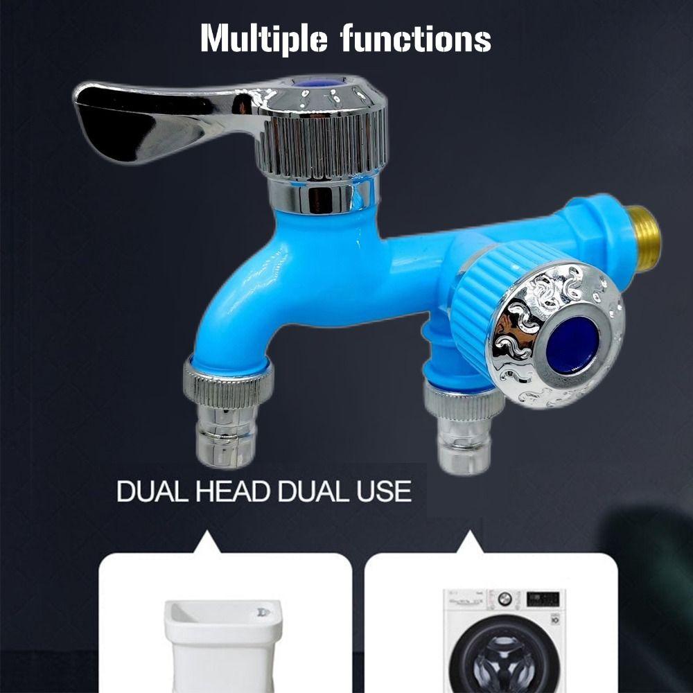 【 ELEGANT 】 Faucet Mop Sink Multifunctional Garden Bathroom Balcony For Home Dual Control Water Tap