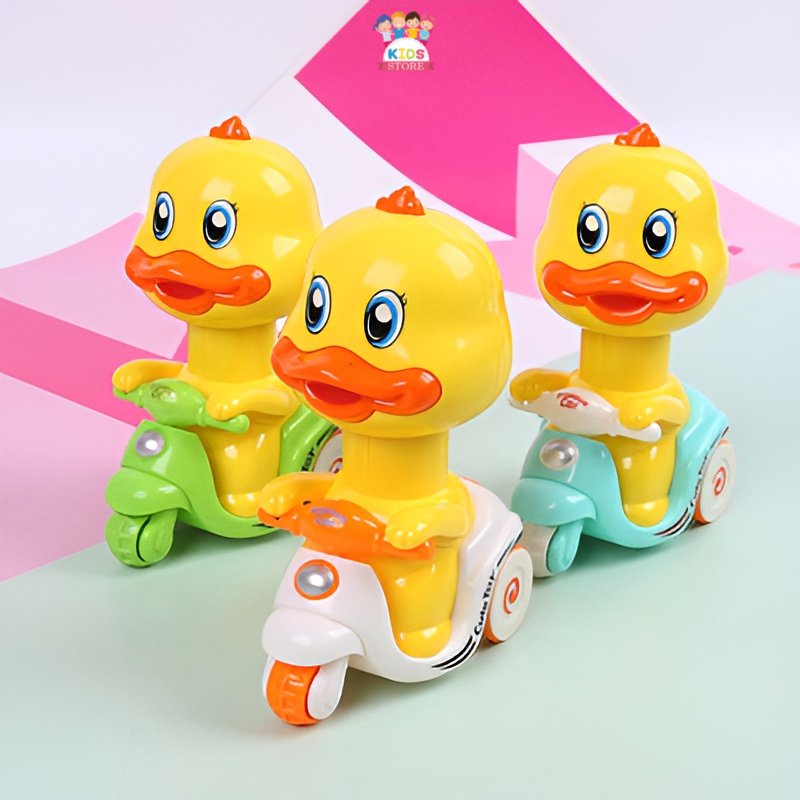 Vespa Duck | Mainan Anak Laki Laki 1-2-3 Tahun | Mainan Bebek Naik Motor | Mainan Bayi Perempuan 0 6 Bulan | Mainan Bayi Cowok 1 Tahun