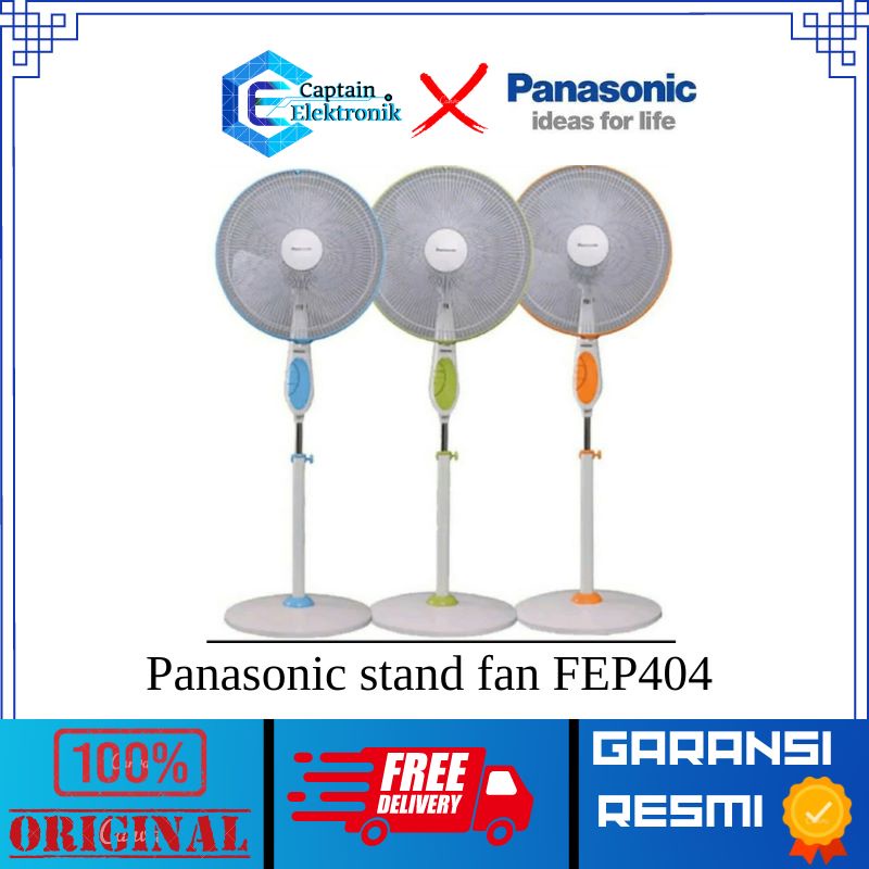 PANASONIC STAND FAN KIPAS ANGIN F-EP404 FEP404 / F EP404 EP-404 16 INCH RESMI