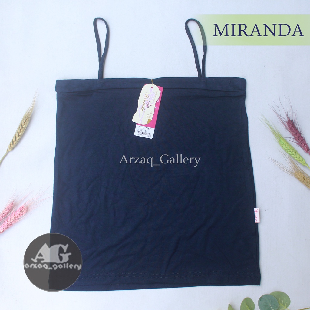 Square Top MIRANDA Tanpa Busa / Tanktop Square Miranda Bahan Rayon Spandex / Tanktop Kemben - 5669