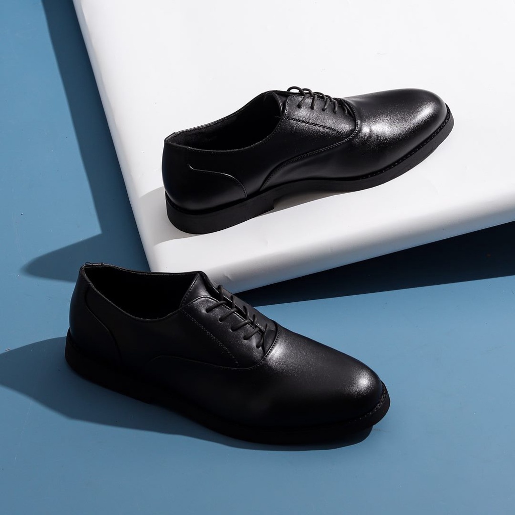 DEMBBLE BROWN ORIGINAL x LVNATICA Sepatu Formal Coklat Tali Pria Pantofel Kerja Kantor Dinas Kantoran Pesta Undangan Wedding Kondangan Nikah Kuliah Modern Casual Derby Oxford Semi Kulit Premium Footwear Big Size Jumbo Ukuran Besar 44 Keren Terbaru Branded