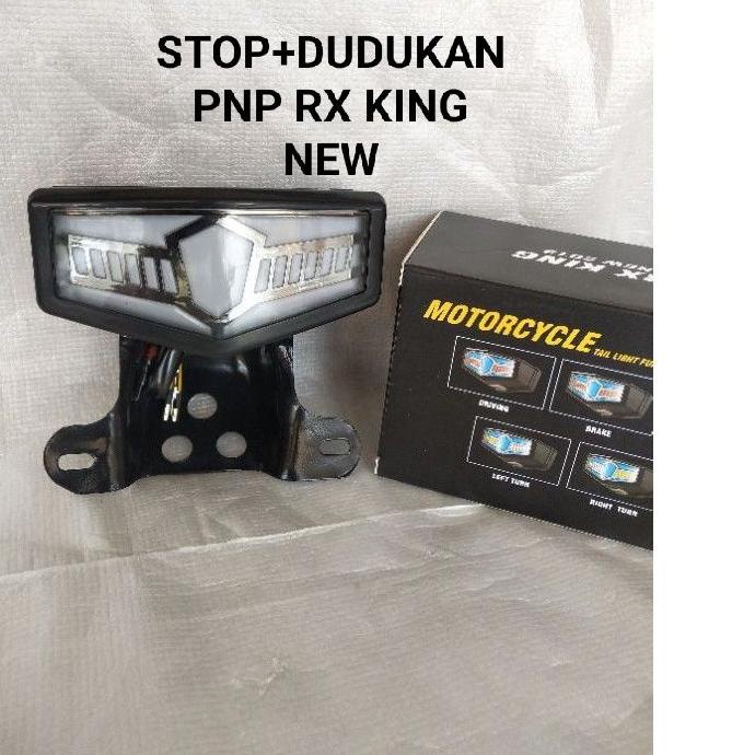 Depan lampu stop led rx king new 3in1 stop lamp led rx king new lampu rem belakang led rx king new