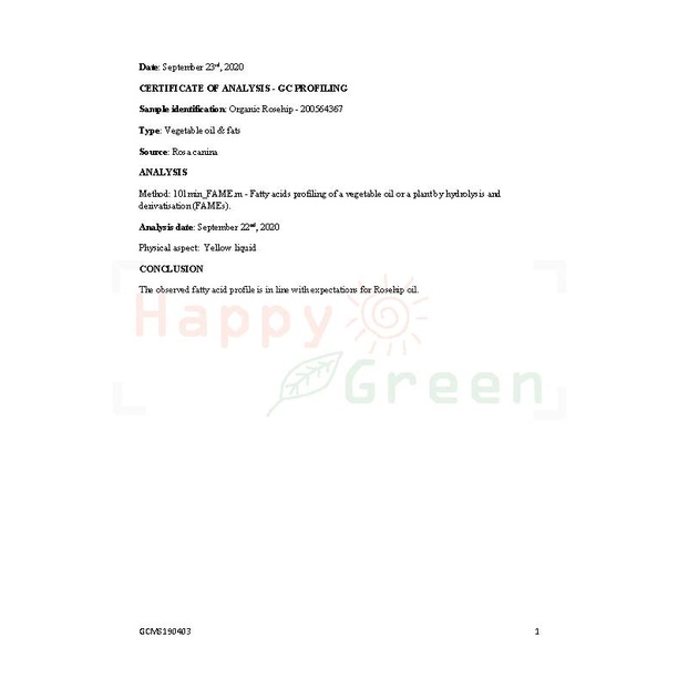 BPOM Approved Happy Green Rosehip Seed Oil - Minyak Biji Rosehip Murni Garansi Uang Kembali