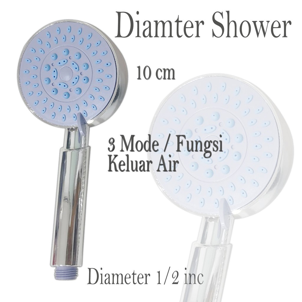 (SerbaSerbi)Hand Shower Set Type SM02 Shower Kamar Mandi 3 Fungsi / Mode