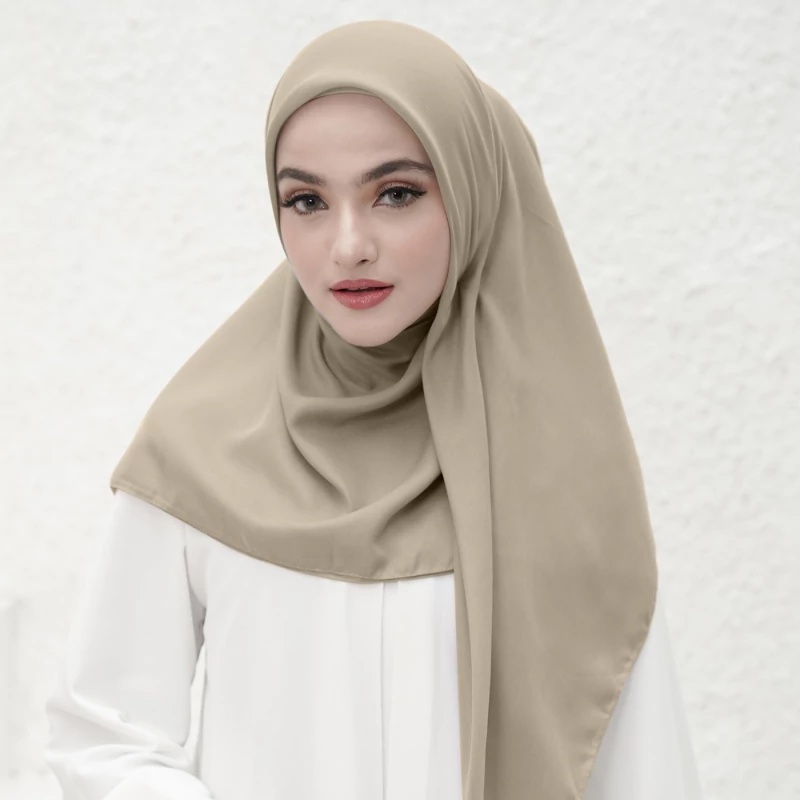 Hijab Mandjha Ivan Gunawan - Scarf 15 | Kerudung segi empat polos voal