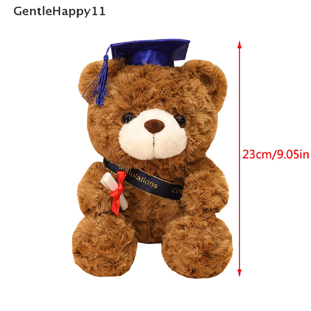 Gentlehappy Cute Bear Plush Toy Stuffed Boneka Binatang Beruang Lembut Hadiah Untuk Anak-Anak Siswa Perempuan id