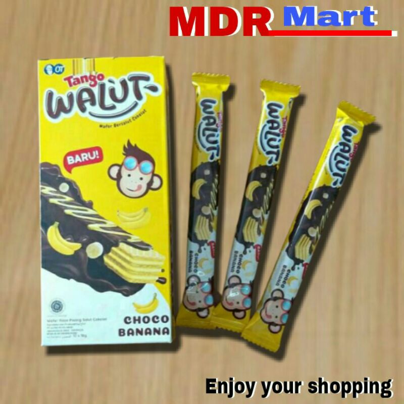 

WALUT Tango wafer choco banana 1 pack isi 12 pcs