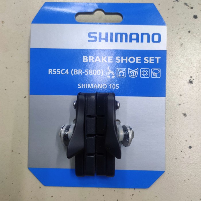 brake shoe set 105 br-5800 karet rem u brake