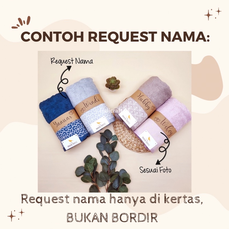 Kado Pernikahan Handuk Couple / Hampers Handuk Couple Seserahan / Kado Wedding Couple / Handuk Traveling Couple