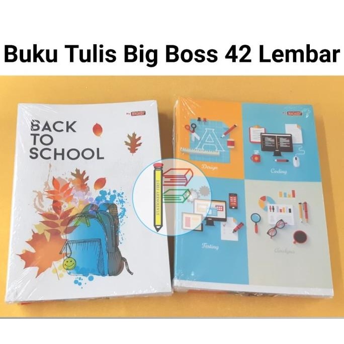 (1 Pcs) Buku Tulis BigBoss Boxy 36/42 Lembar