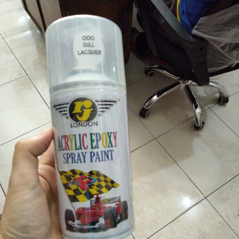 Rj cat semprot clear doff. vernis doff. vernis matt. cat spray