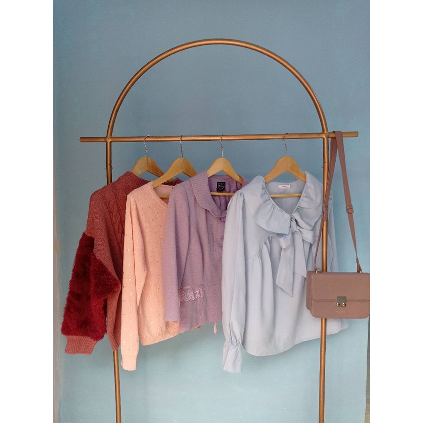 Dekorasi Standing Oval Gantungan Serbaguna Pipa Besi Terlaris