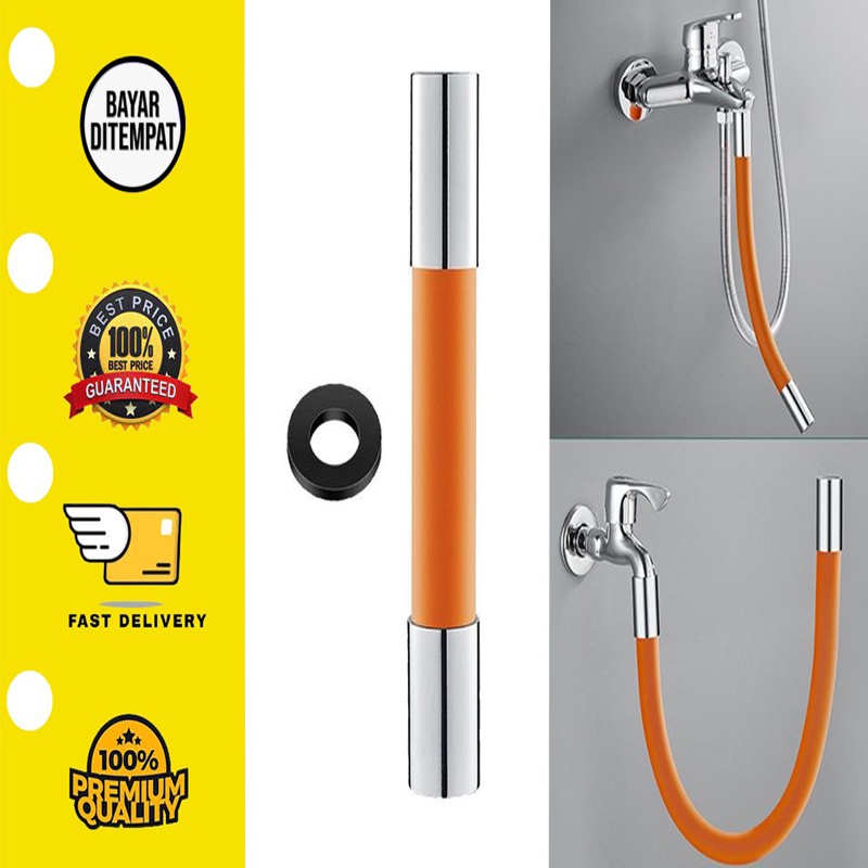 [30CM] Selang Sambungan Keran Kran Pipa Air Fleksibel Faucet Extension 360 - 20CM