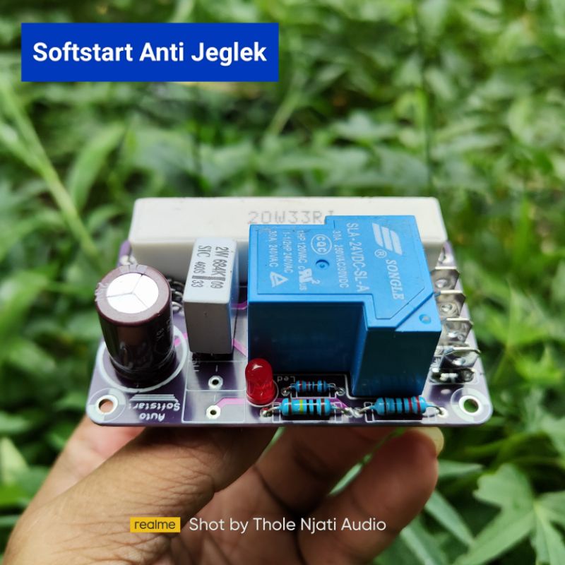 Softstart Anti jeglek Dobel layer relay songle 30A Original