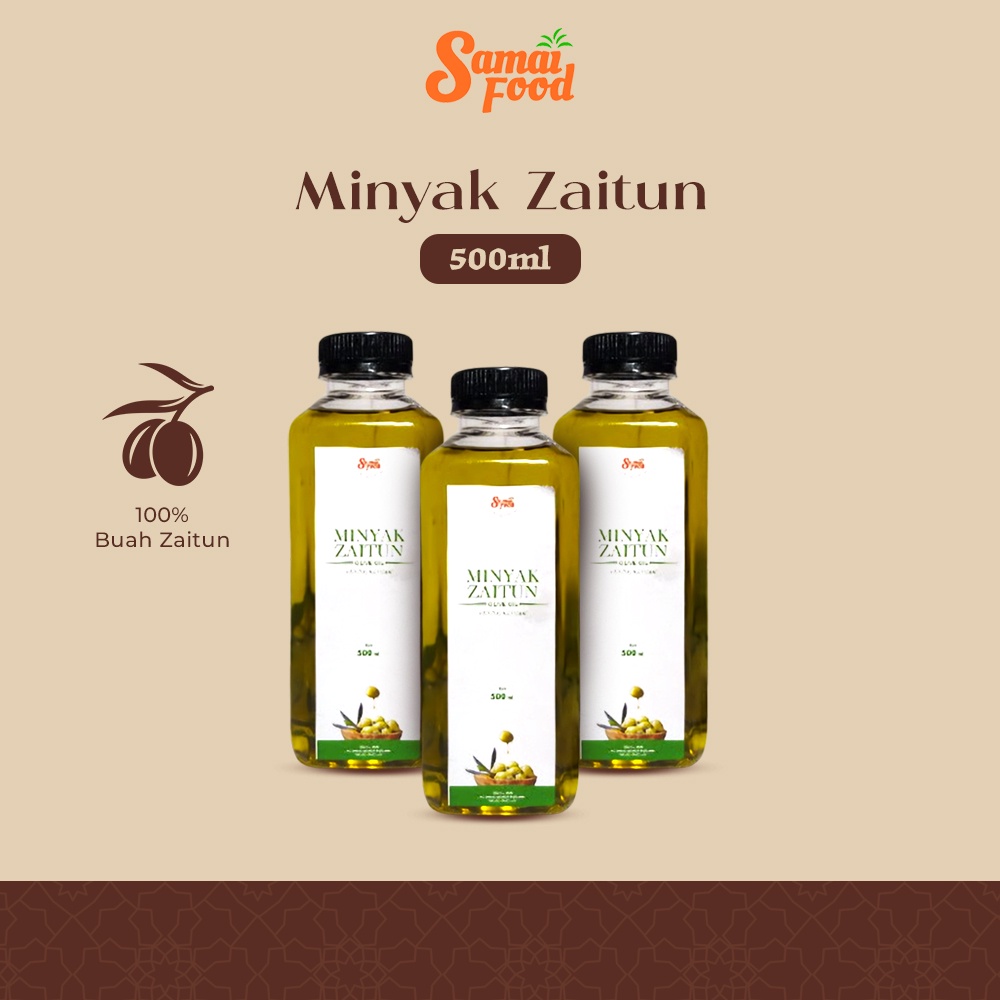 

Samai Food Minyak Zaitun Asli Kemasan 500ml Original 100% Olive Oil