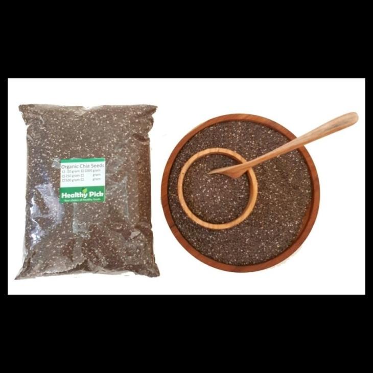 

BLACK CHIA SEED ORGANIC ORGANIK 1 KG KODE 617