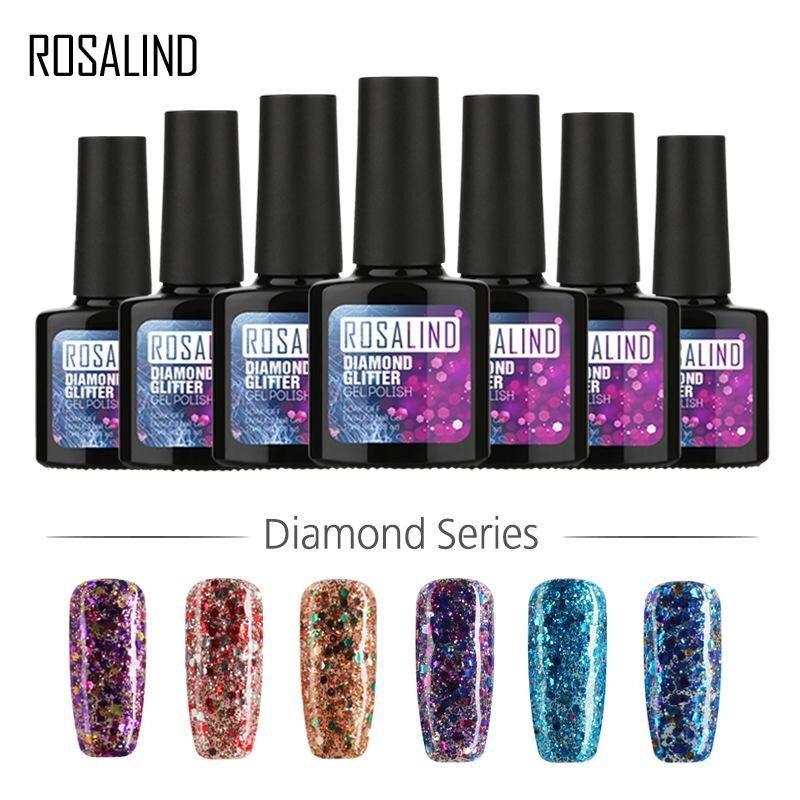 (21 - 40) ROSALIND 10 mL Diamond Series Gel Nail Polish UV LED / Kutek / Cat Kuku