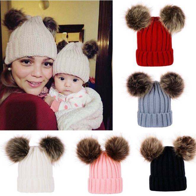 Topi Kupluk anak polos / Topi Rajut Pom Polos anak laki laki perempuan / Topi Pom Pom anak