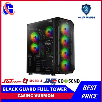 VURRION SHOGUN - Mid-Tower Gaming PC Case|Casing PC|Tempered Glass