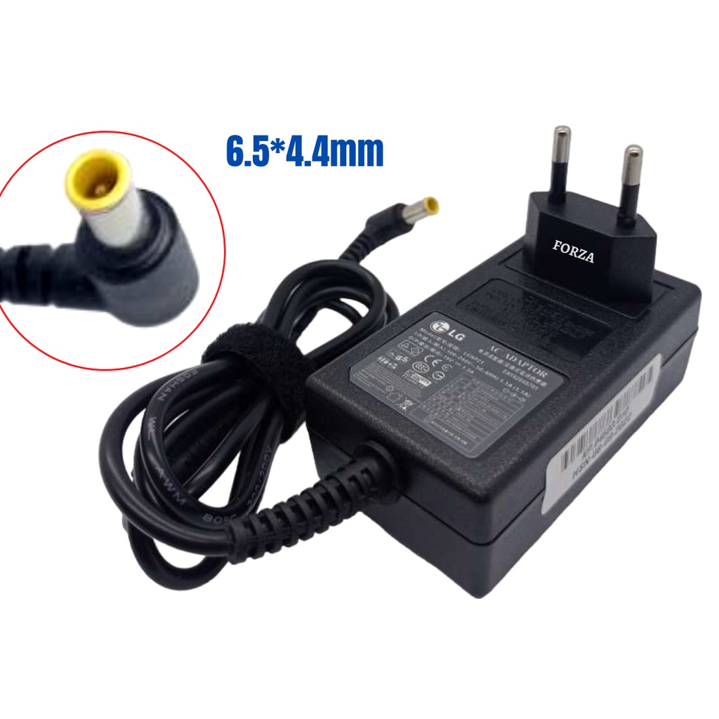 AC ADAPTER LCD LED Monitor LG 19V-1.3A 22EA63 22EN33S 22EA53T E2060T (6.5*4.4mm) NEW