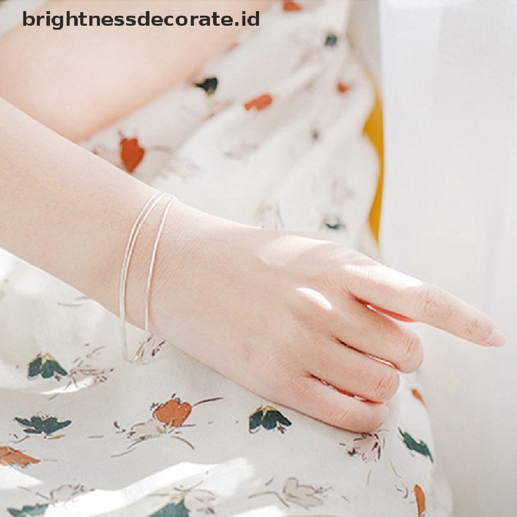 [Birth] Ladies925 Sterling Silver Gelang Bracelet Korea Fashion Perhiasan Laris Panas [ID]