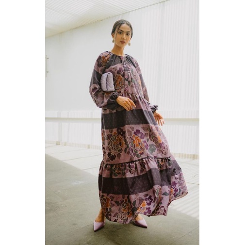 DAYANA DRESS CHLOE ETHNIC MAUVE by intalicious