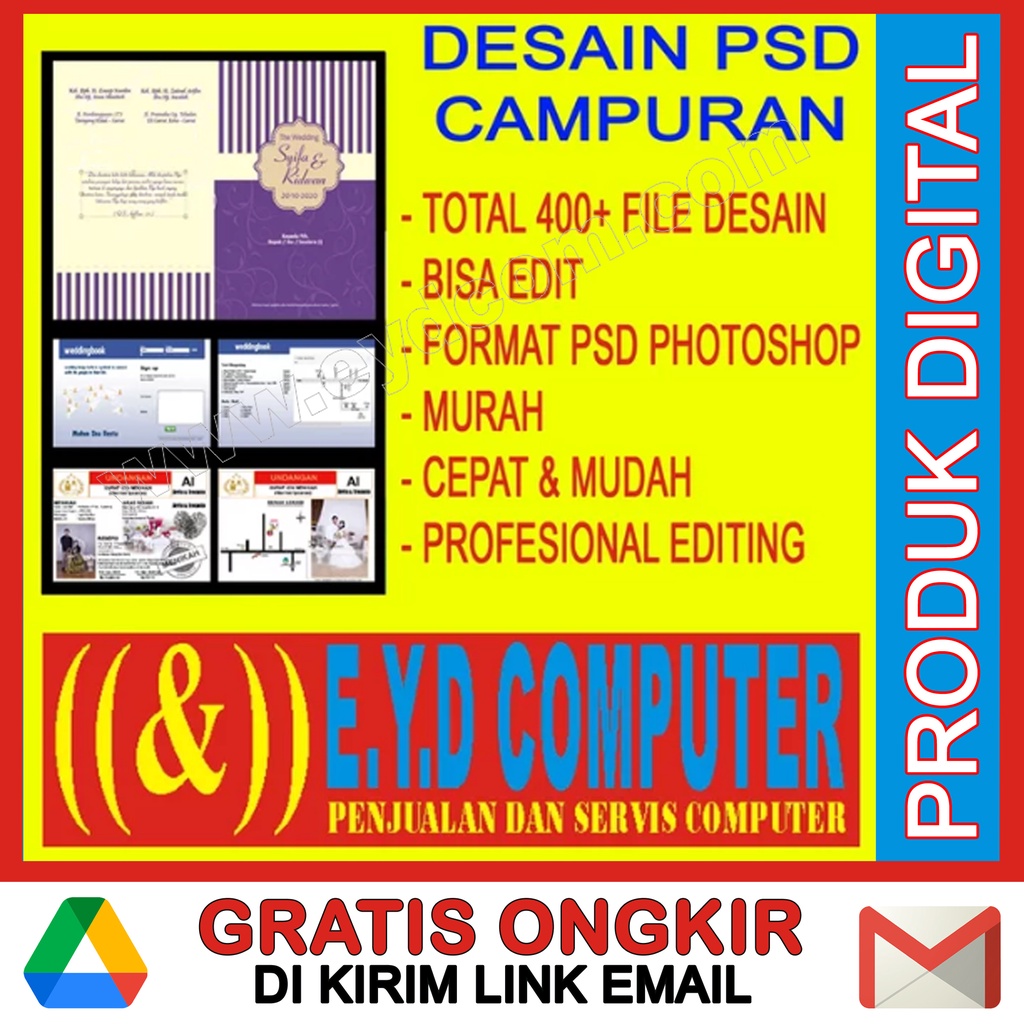 DESAIN PSD CAMPURAN UNDANGAN BANNER FRAME EDITING PSD PHOTOSHOP KOLEKSI TEMPLATE DESIGN GRAFIS USAHA