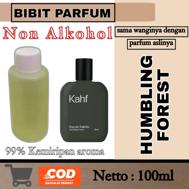 Bibit Parfum 100ml ( HUMBLING FOREST KAHF ) PARFUM KAHF PARFUM TAHAN LAMA