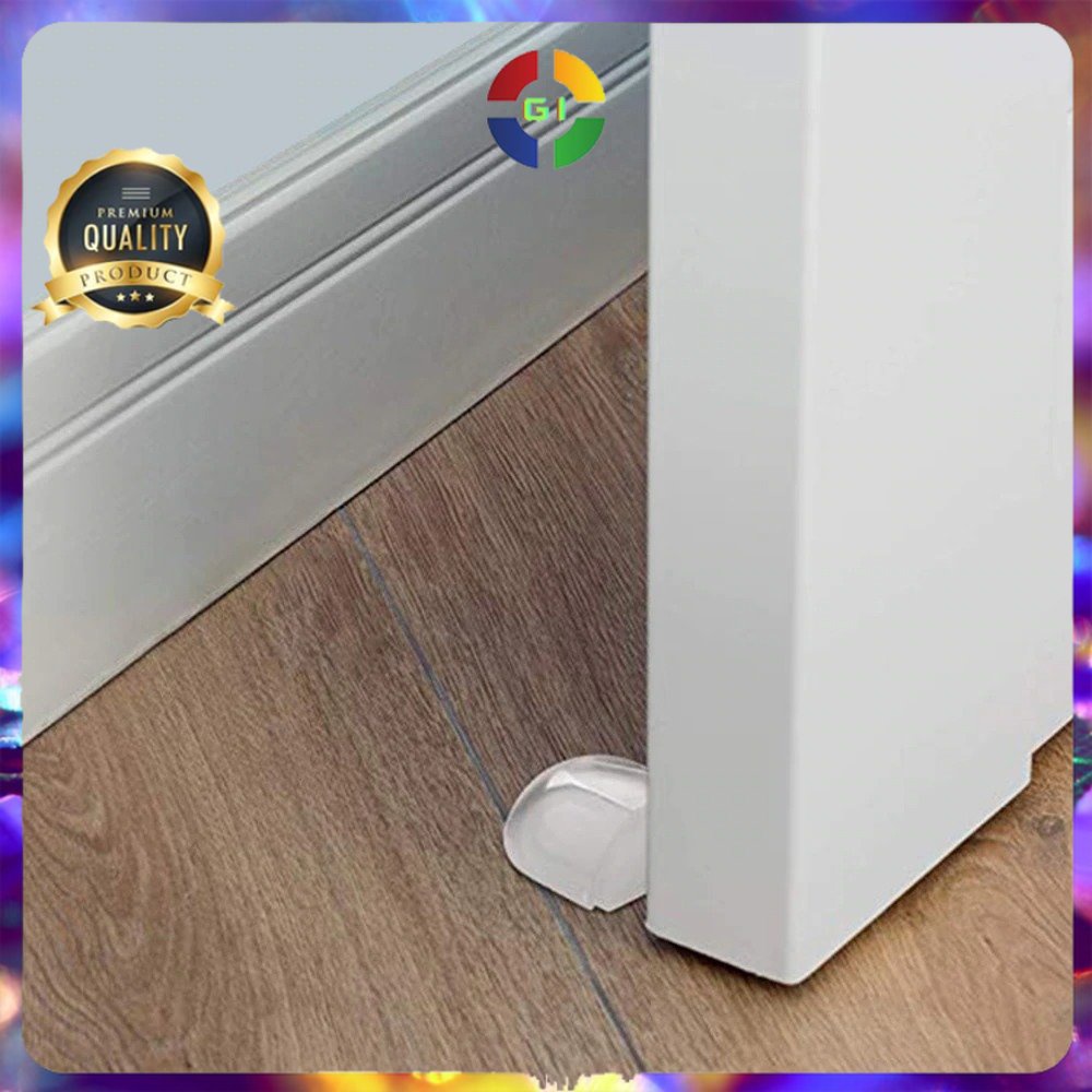 Penahan Pintu Anti Pecah Door Stopper Akrilik Transparent COD