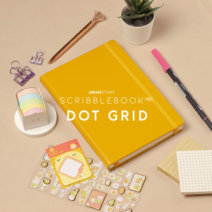 Buku Gambar Scribblebook Pro Dot Grid