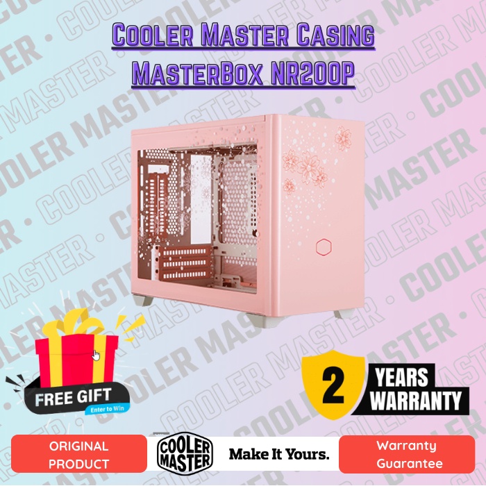 Cooler Master Casing MasterBox NR200P - Pink