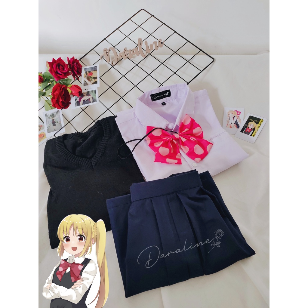 KOSTUM SEIFUKU COSPLAY NIJIKA IJICHI BOCCHI THE ROCK