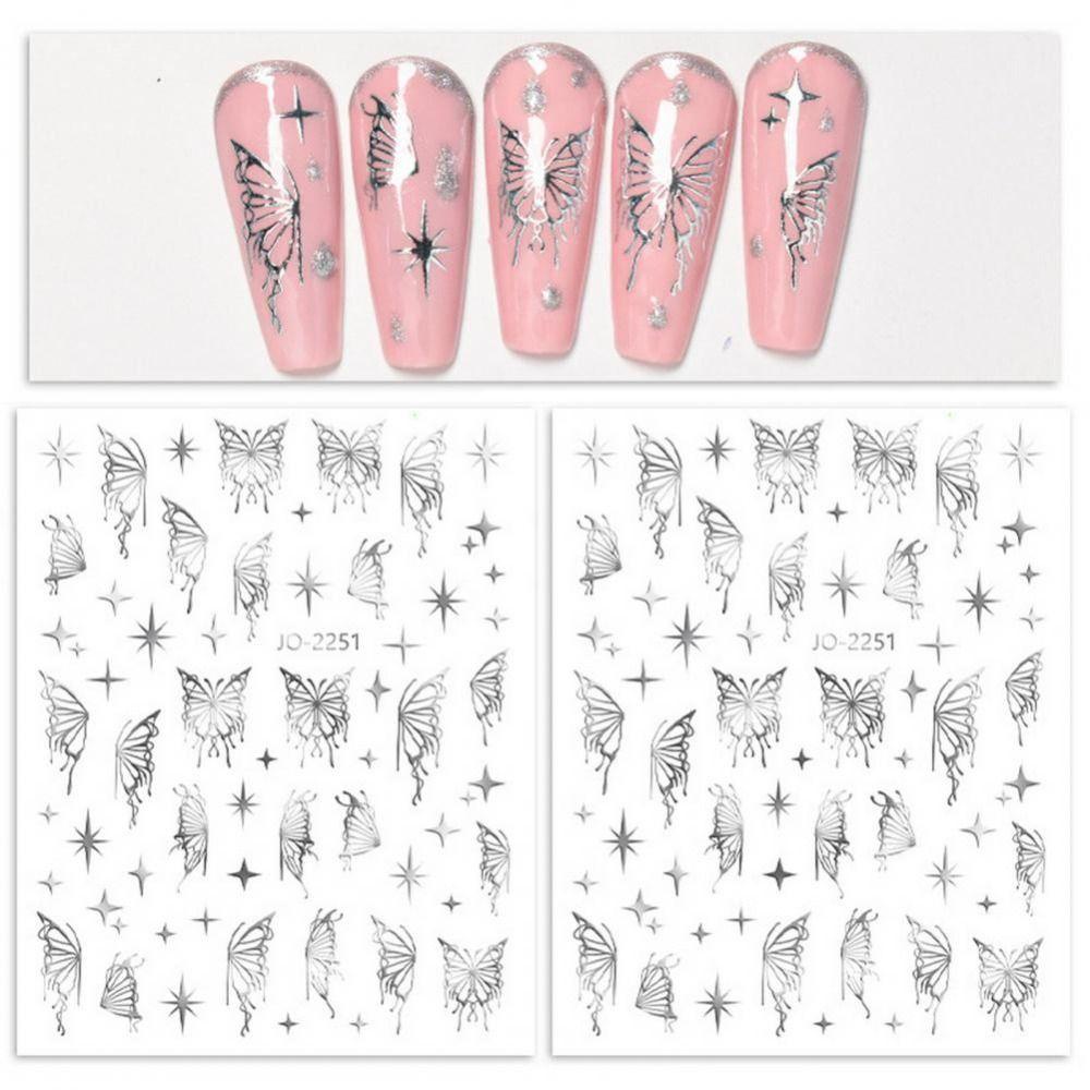 Preva Stiker Kuku Hot DIY Nail Art Hologram