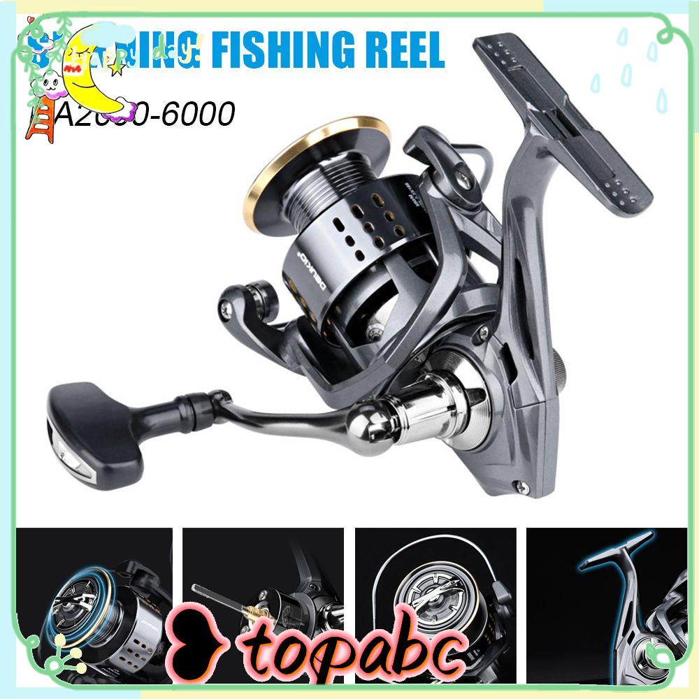 Top Spinning Fishing Reel 2000-6000 Alat Pancing Camping All Metal Logam Roda