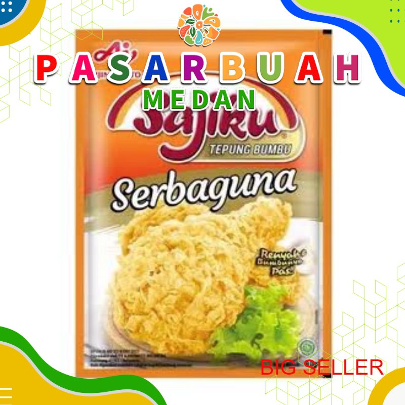 

DISTRIBUTOR Sajiku Tepung Bumbu Serbaguna 80g | PASAR BUAH MEDAN