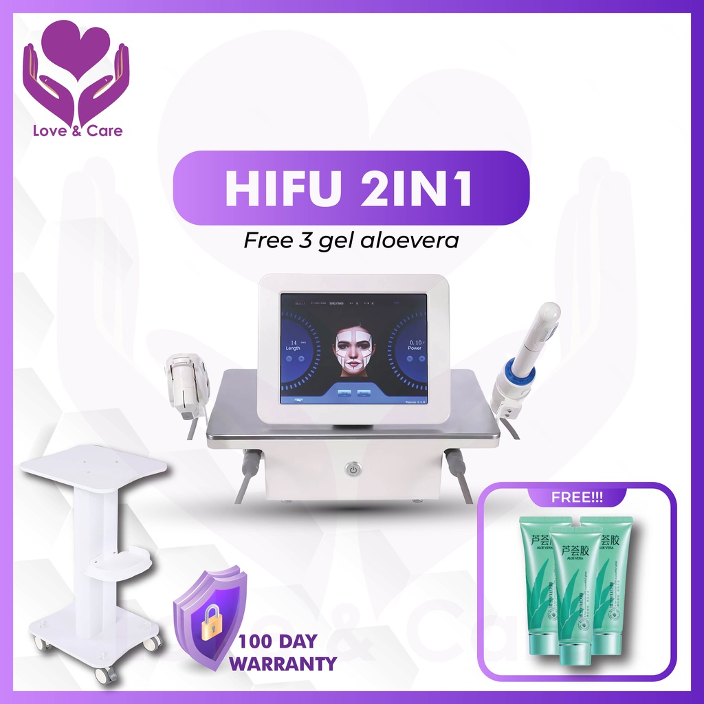 Alat Hifu 2IN1 Mengencangkan V Perawatan Vagina Tightening Kerutan Double Chin