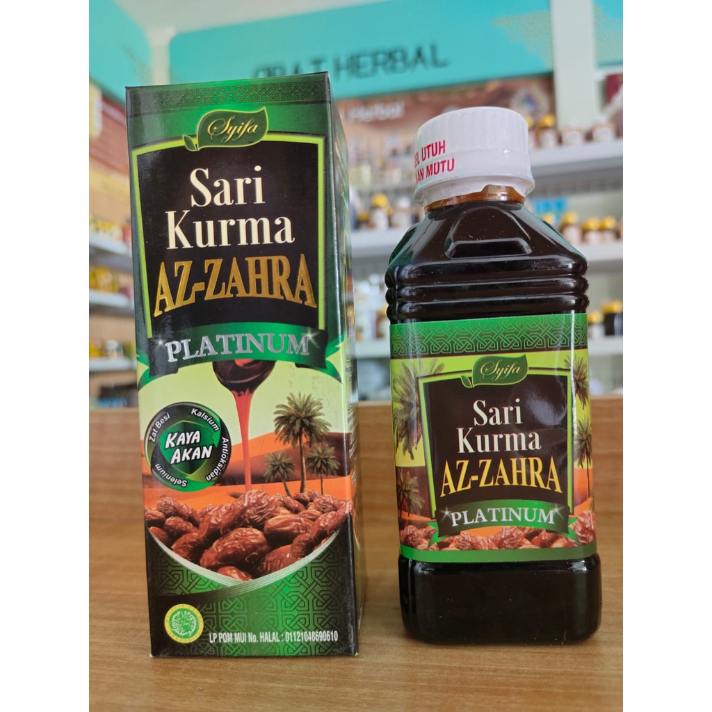 

Sari Kurma Az-Zahra Platinum 330gr Membantu Memelihara Kesehatan Sari Kurma Kaya Manfaat