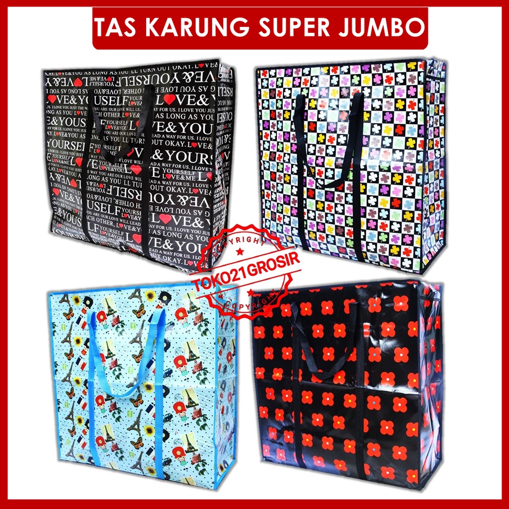 TAS KARUNG SUPER JUMBO UKURAN 70X70X30  TAS LAUNDRY TAS BELANJA