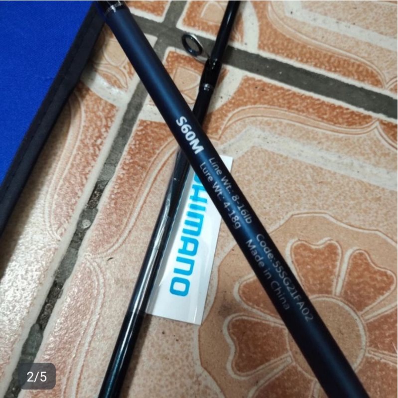 joran sarung biru Shimano bassterra ev gs atau s 165 180 cm terbaru 2022