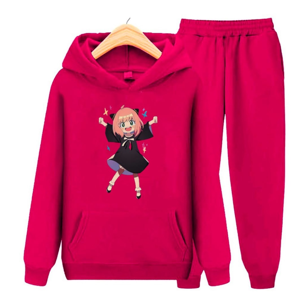 Setelan Anak Anya star Sweater Hoodie Size S, M , XL, XXL